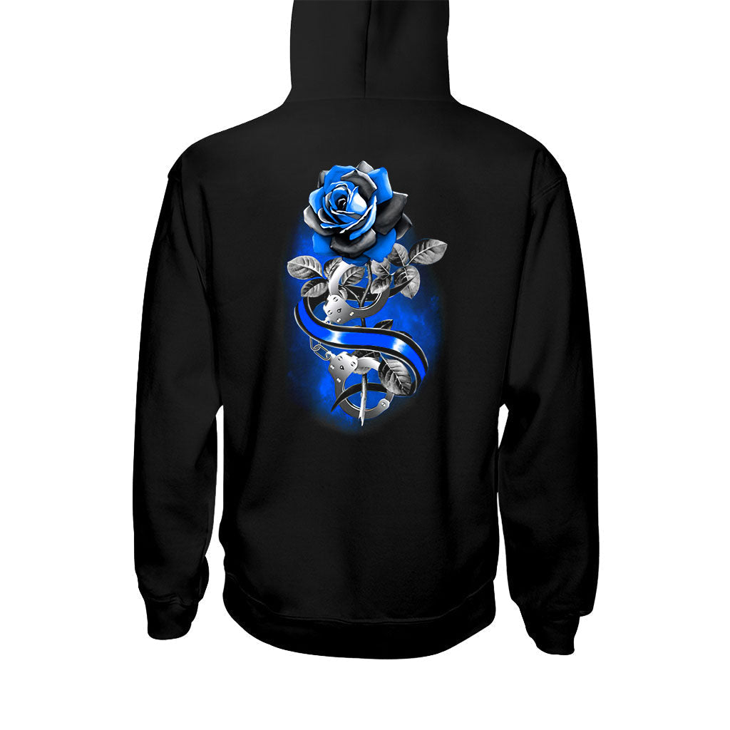 Blue Rose - Police Officer T-shirt And Hoodie 062021