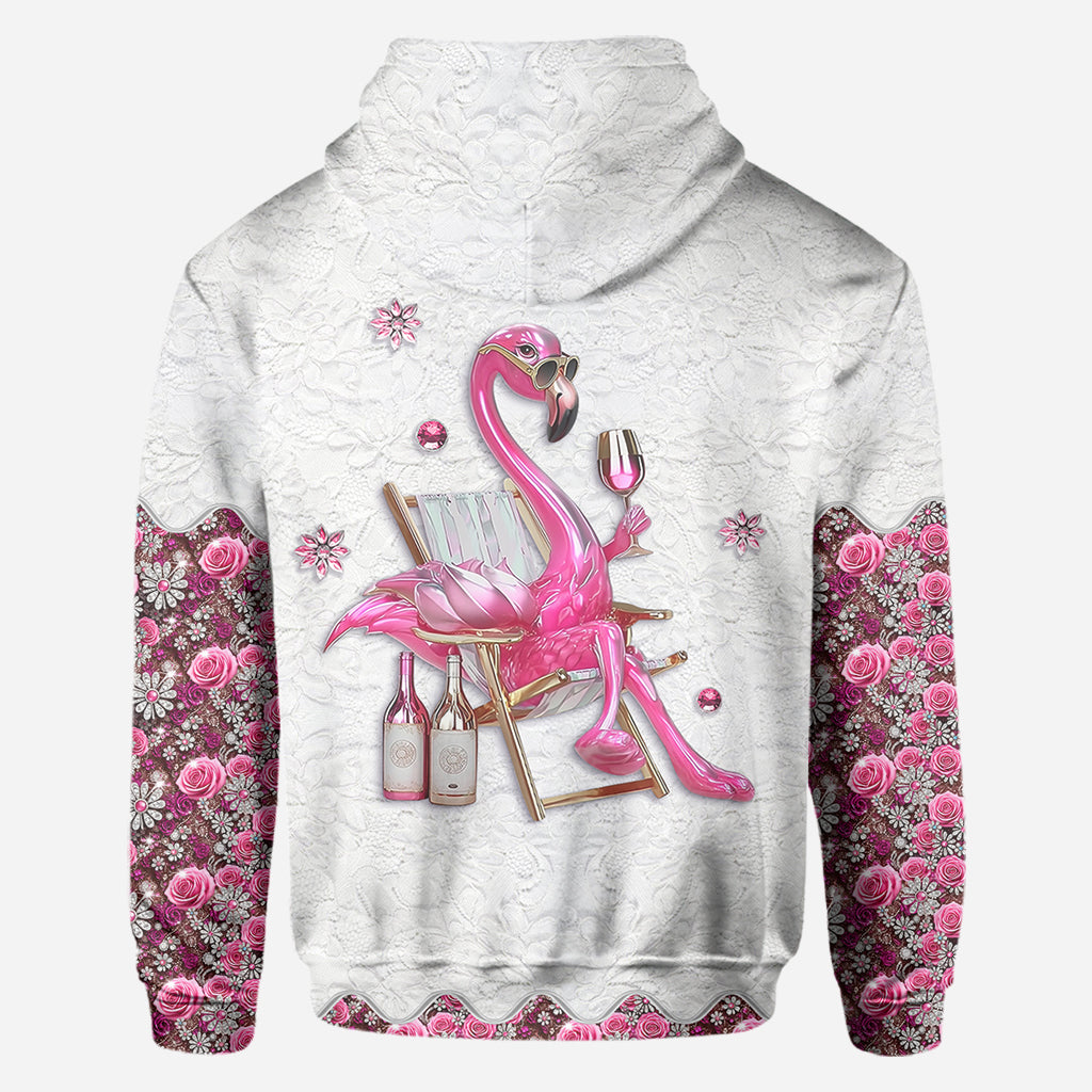 Be a Flamingo In a Flock of Pigeons - Personalized Flamingo All Over Shirt