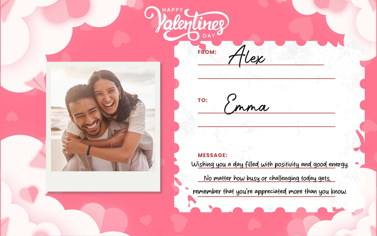 Couple Gift Card - Personalized Digital Gift Card