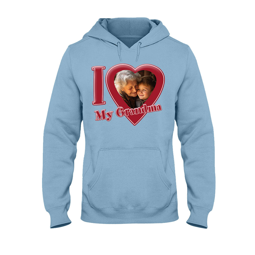 I Love My Grandma/ Nana/ Mommy.... - Personalized Grandma T-shirt And Hoodie