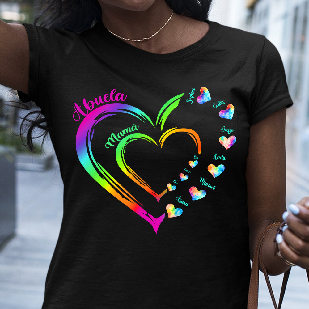 Bendecido De Ser llamado - Personalized Grandma T-shirt And Hoodie
