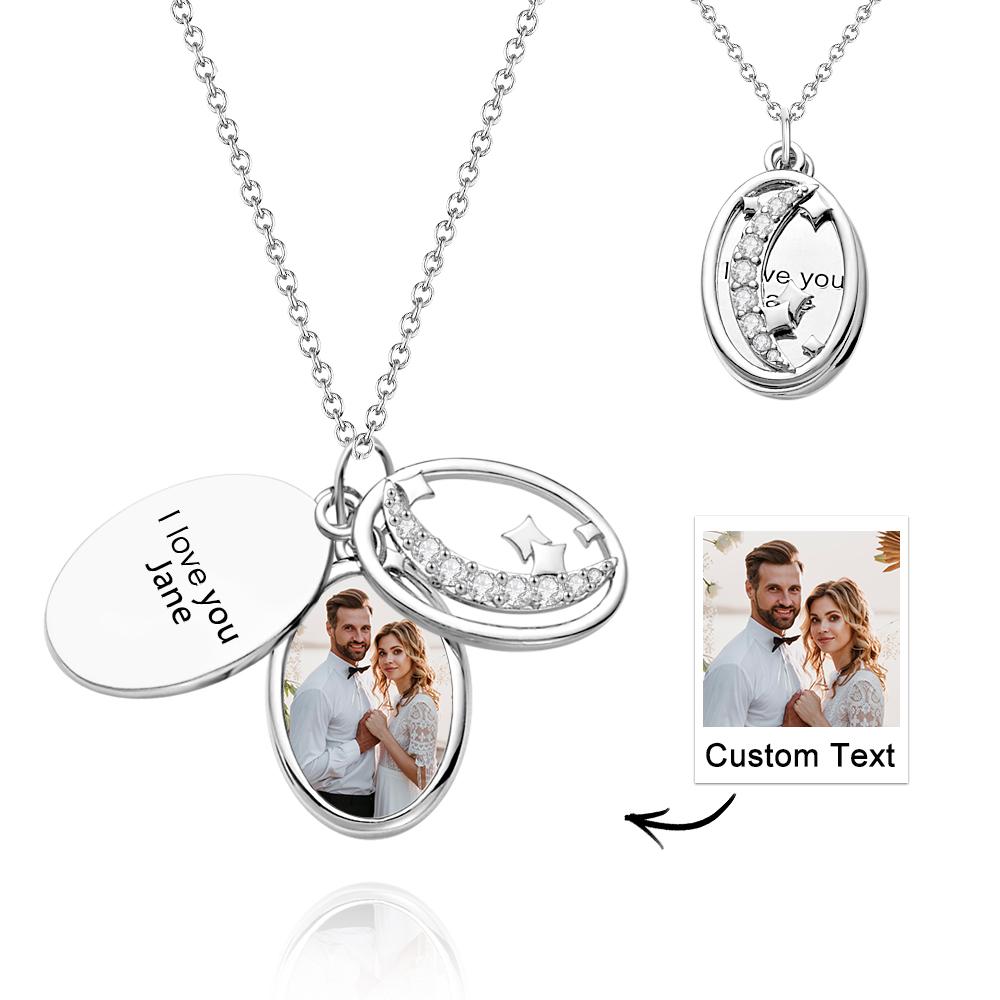 Engraved Wings Delicate Diamond - Personalized Engraved Multi-layer Star Rhinestone