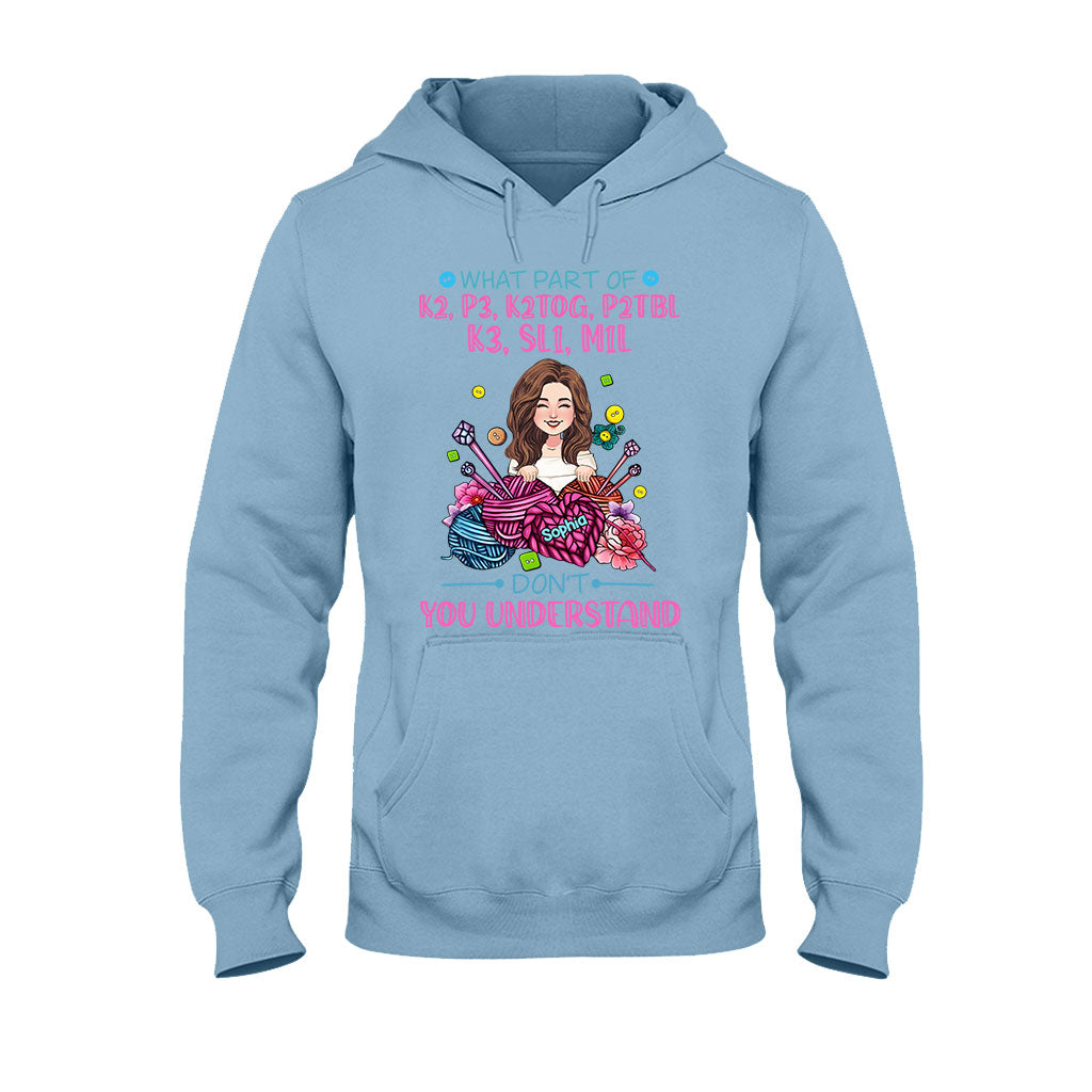 Don't You Understand - Personalized Knitting T-shirt And Hoodie