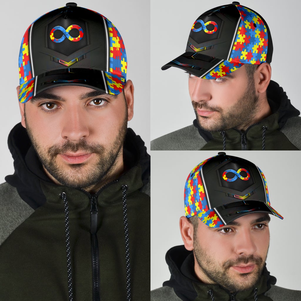 Autism Awareness Carbon - Autism Awareness Classic Cap 0921