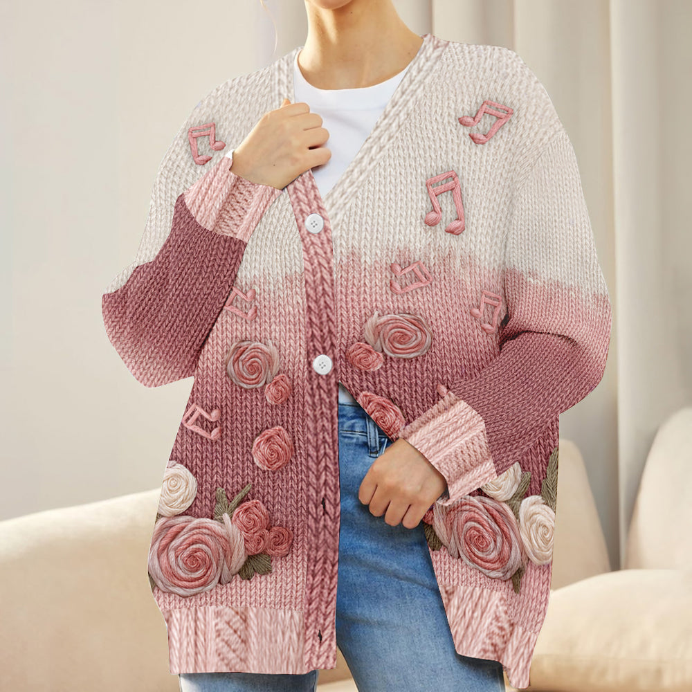 Ballet Is My Love - Personalized Ballet Cardigan Sweater