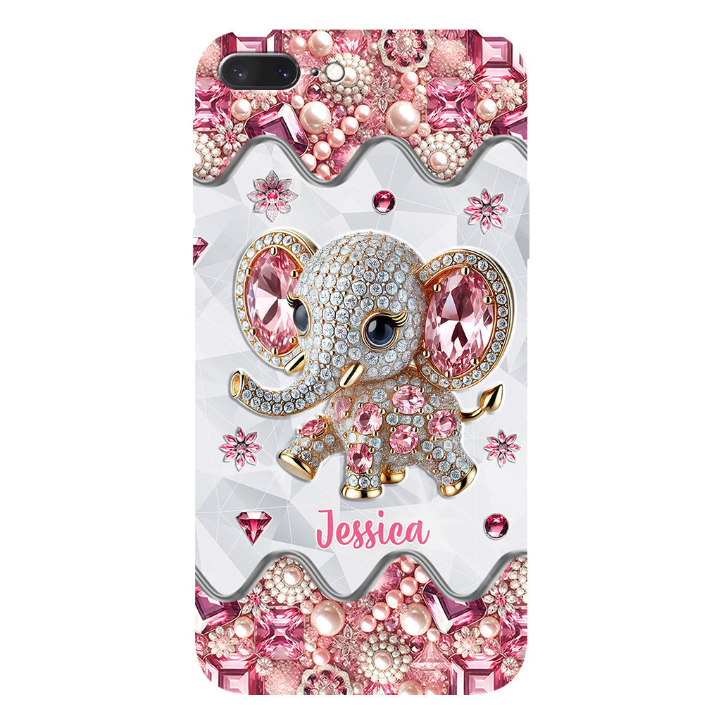 Just A Girl Who Loves Elephants - Personalized Elephant Full Print Phone Case