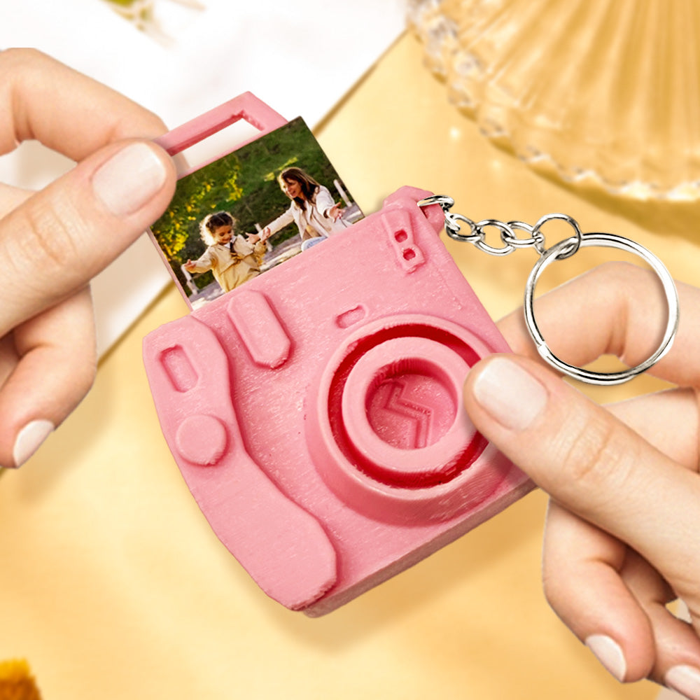 Custom Photo Mini Camera Keychain