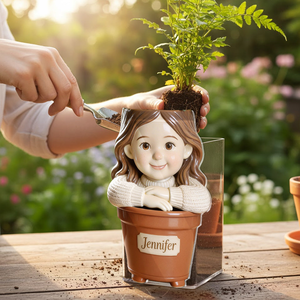 Custom Any Photo - Personalized Kid Acrylic Pot