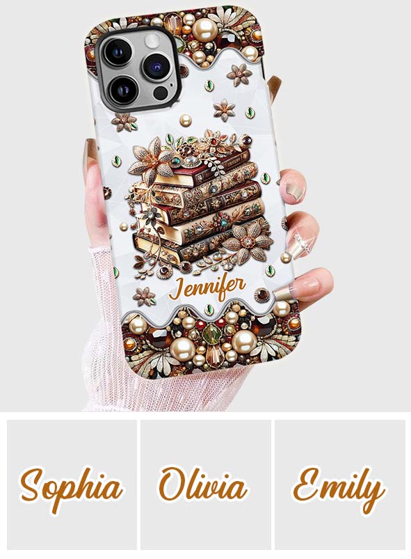 Just A Girl Who Loves Books - Personalized Book Full Print Phone Case