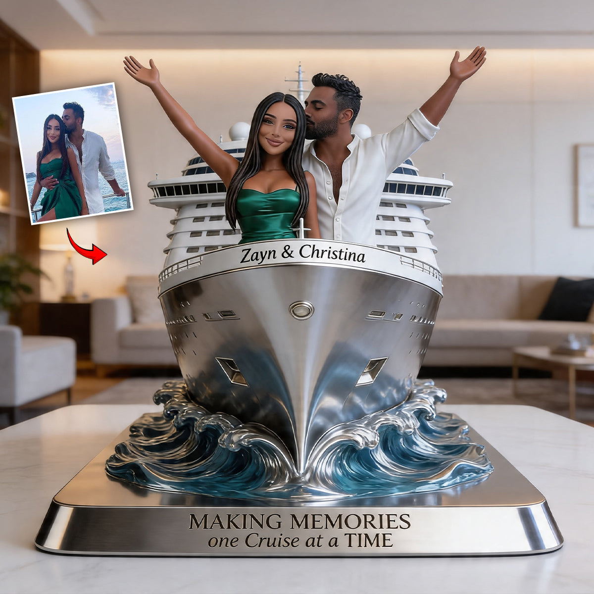 Custom Any Photo - Personalized Cruising Custom Shaped Acrylic Plaque