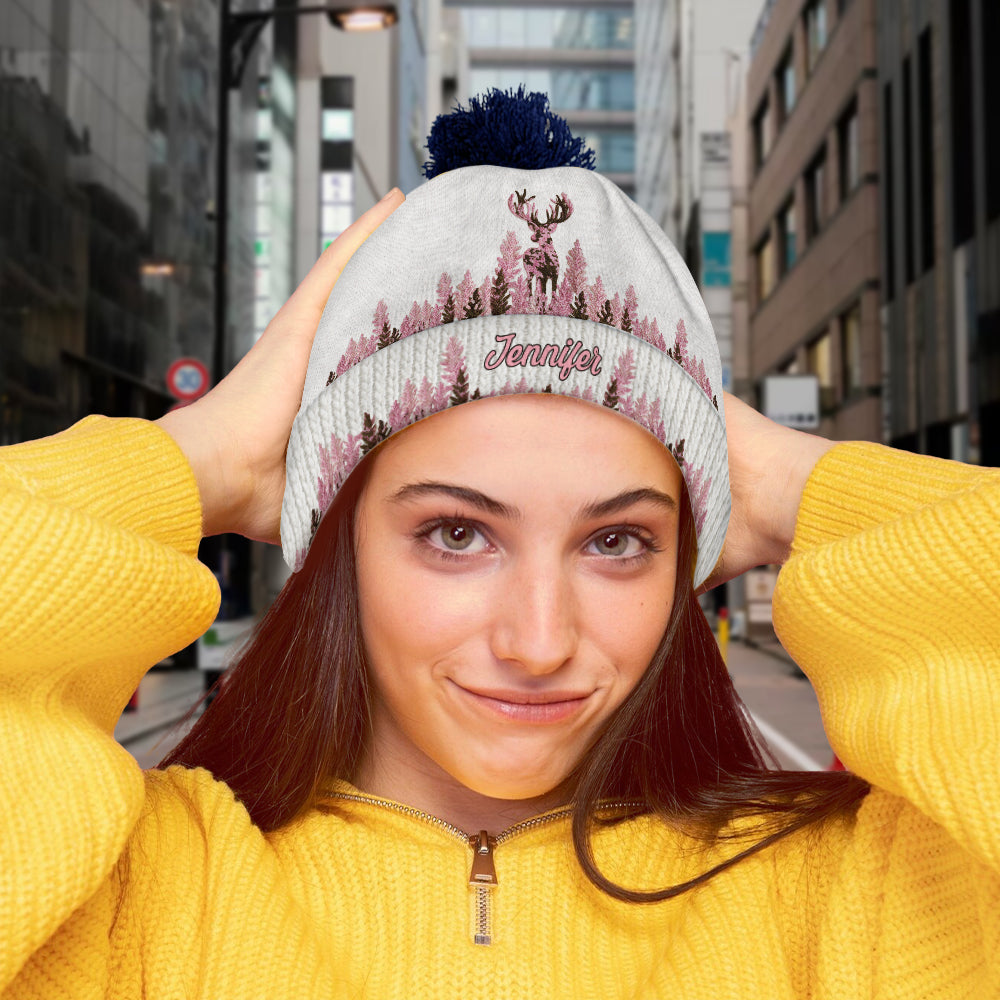 Country Girl - Personalized Hunting Beanie Hat