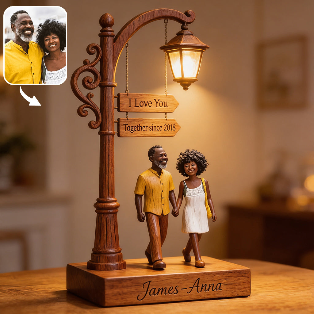 I Love You - Personalized Couple Custom Shaped Acrylic Plaque