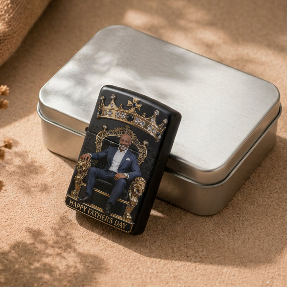 Custom Any Photo The Best Dad/Grandpa/Uncle... - Personalized Father Lighter
