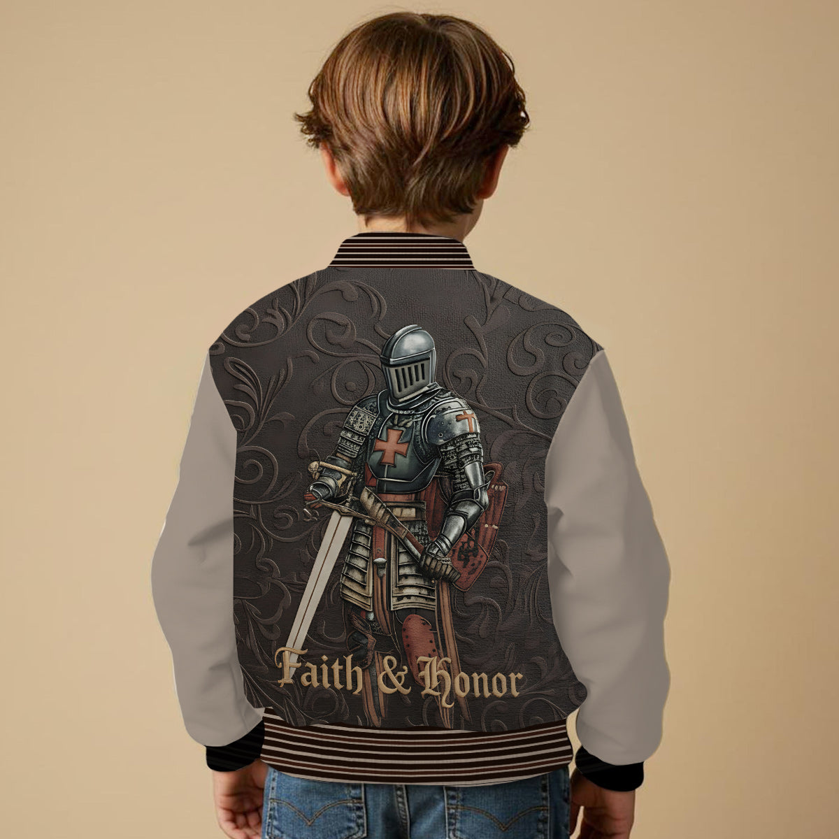 Amour Of God - Personalized Christian Varsity Jacket