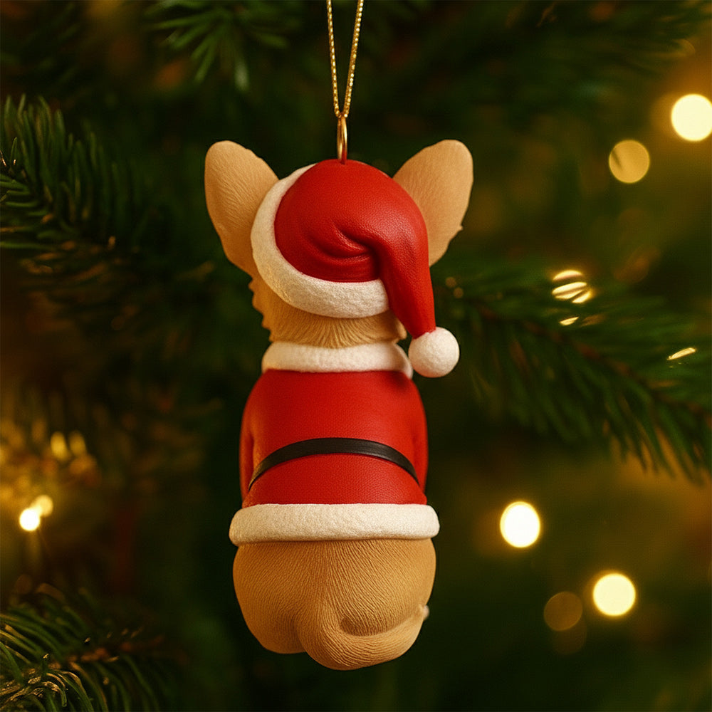 Furry And Bright - Personalized French Bulldog Dog Custom Made 3D Minifigure Ornament