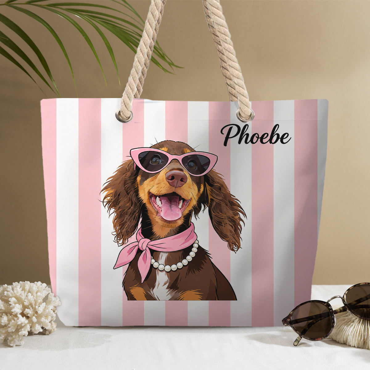 Beachside Barkers - Personalized Dog Beach Bag