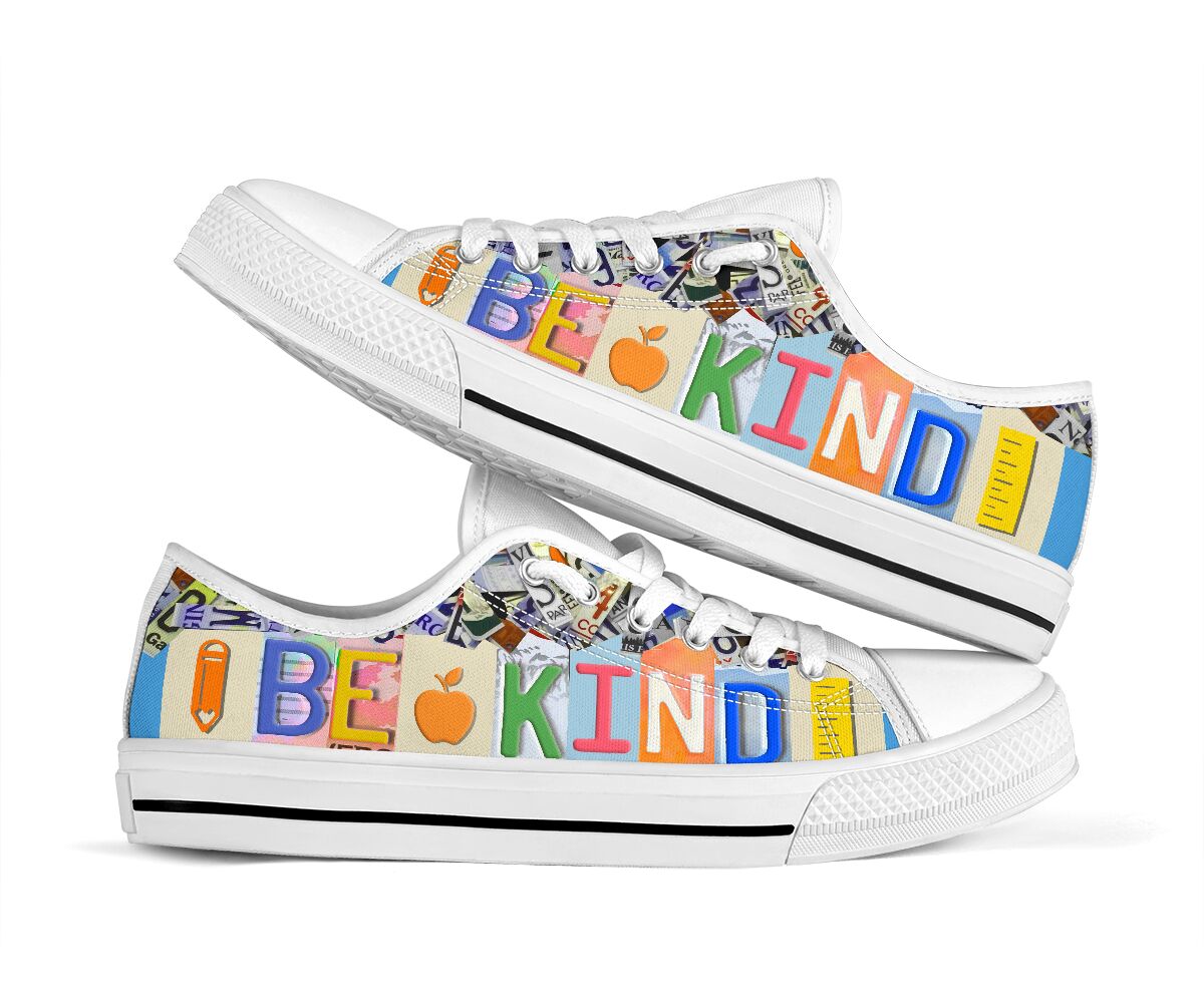 Be Kind Teacher Low Top Shoes 0622