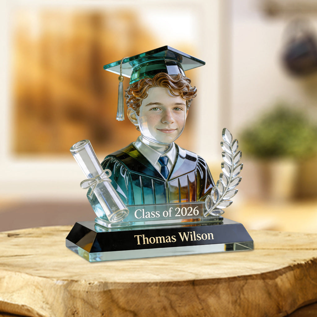 Custom Any Photo - Personalized Graduation Custom Shaped Acrylic Plaque