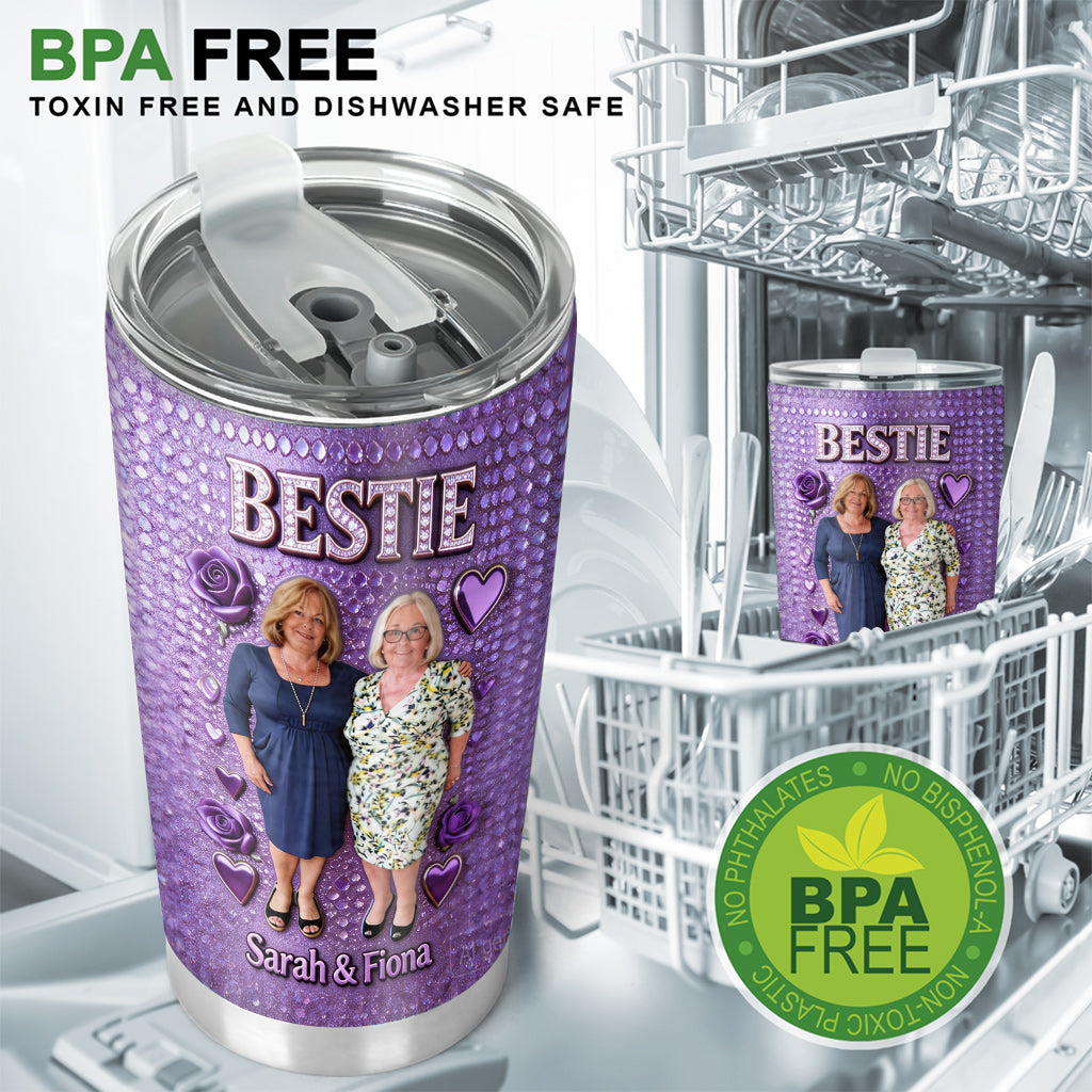 Custom Any Photo - Personalized Bestie Tumbler