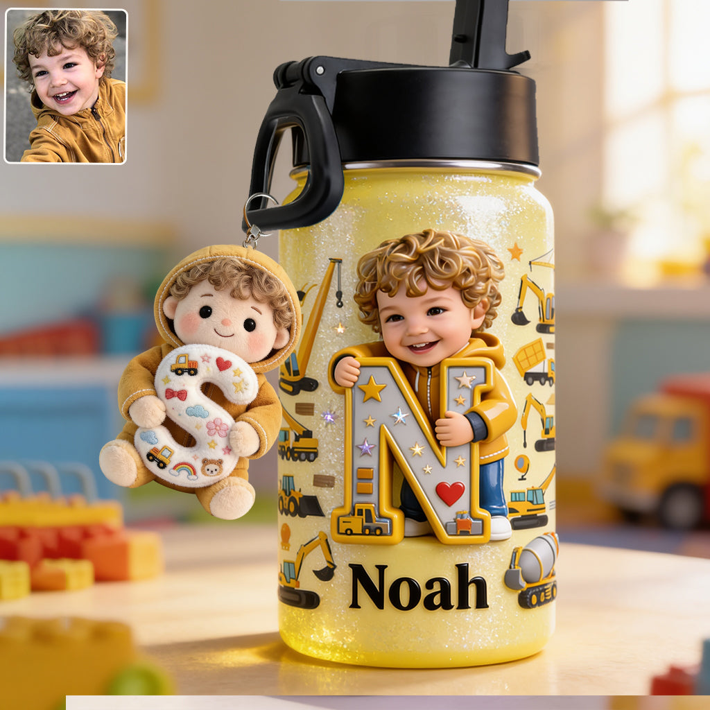 Custom Any Photo - Personalized Kids Water Bottle