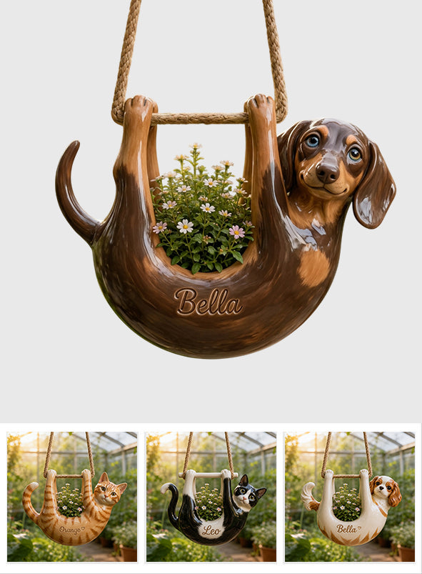 Custom Any Photo - Personalized Dog Hanging Pot