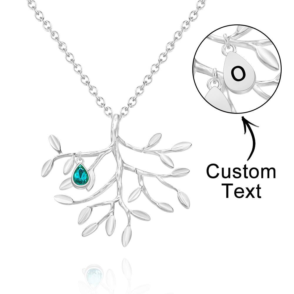 Our Family - Personalized Family Tree Necklace With Birthstone
