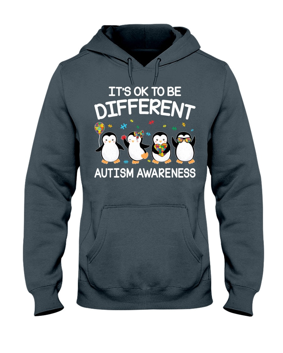 It's Ok To Be Different - Autism Awareness T-shirt and Hoodie 0921