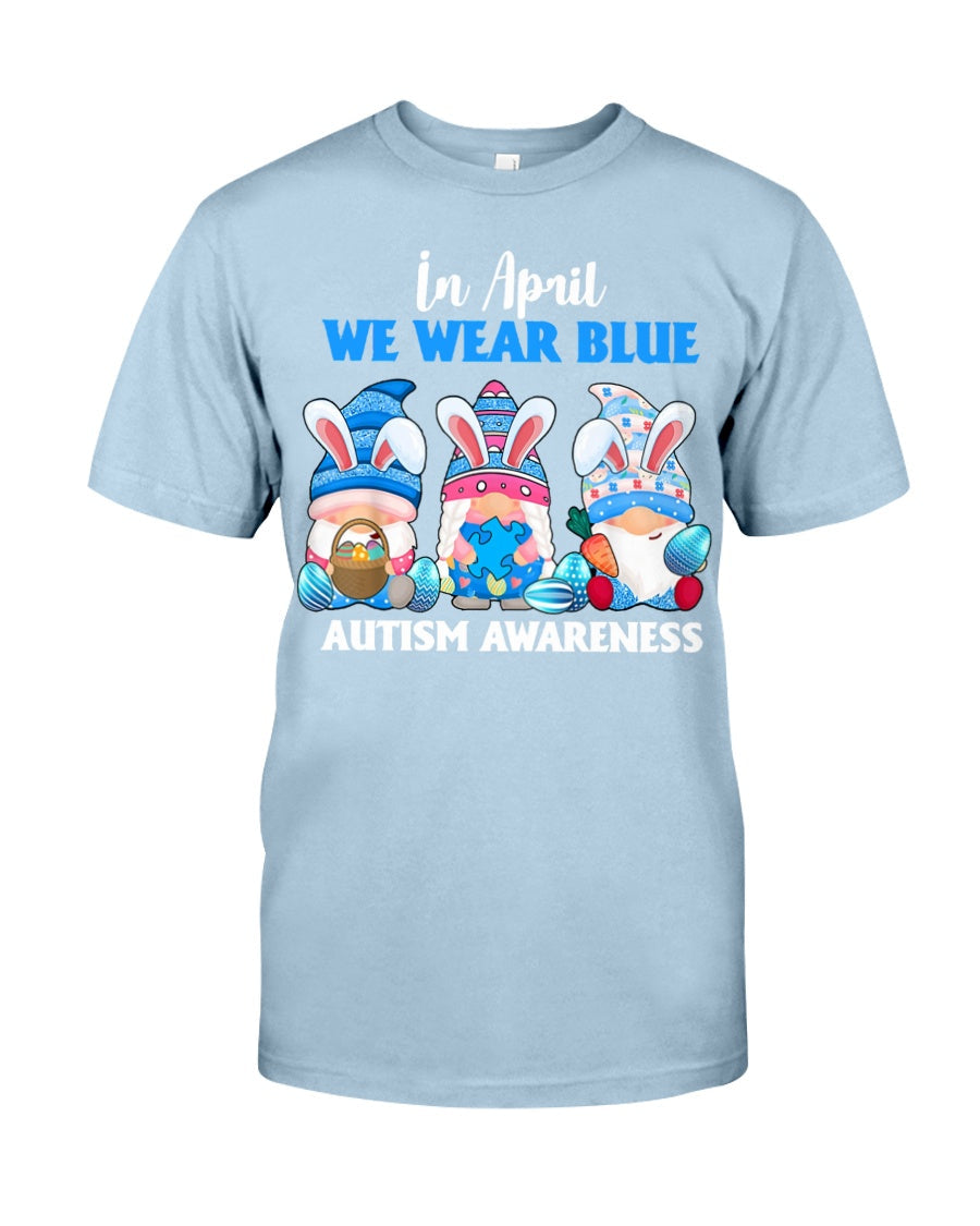 In April We Wear Blue - Autism Awareness T-shirt and Hoodie 0921