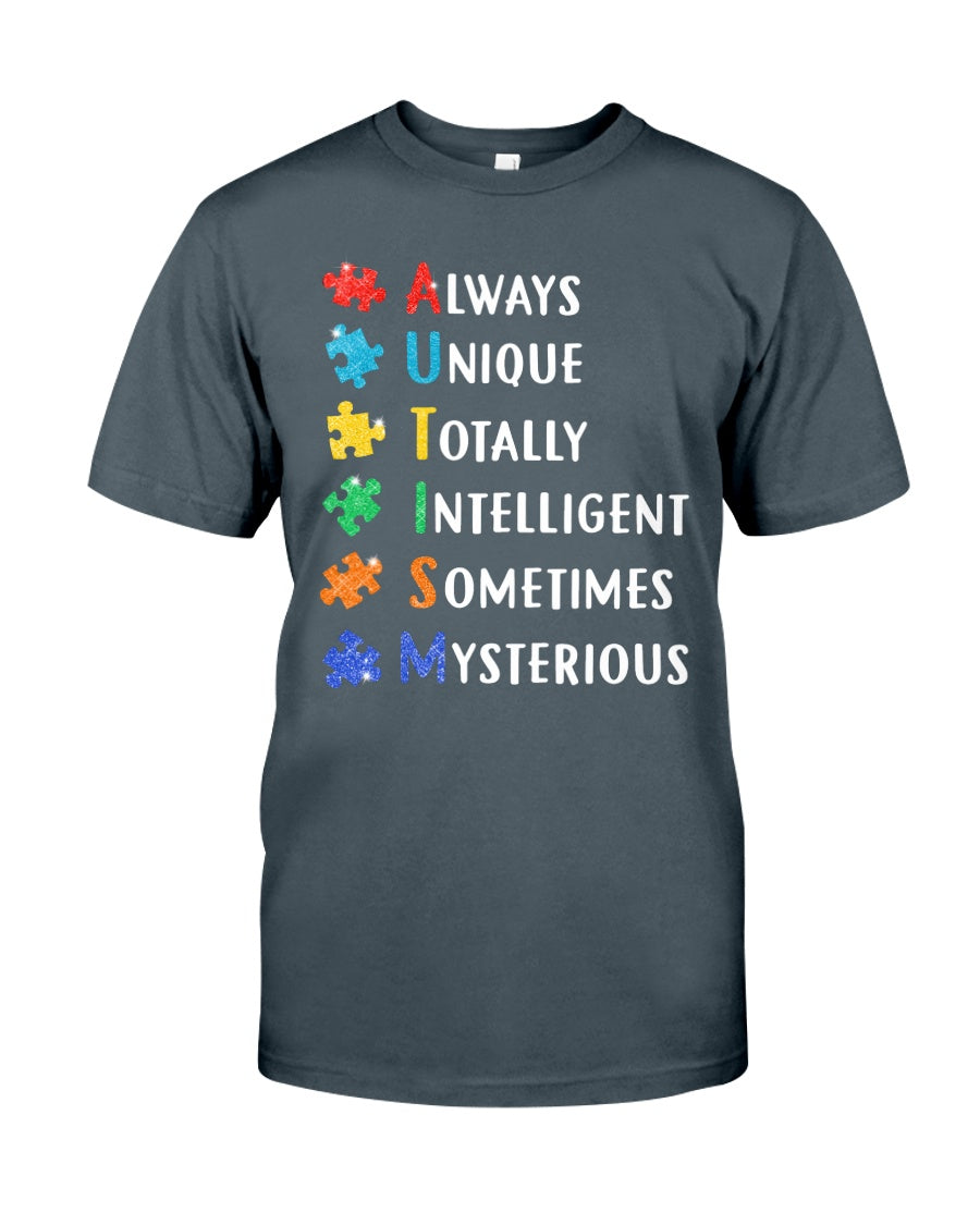 Autism Always Unique - Autism Awareness T-shirt and Hoodie 0921