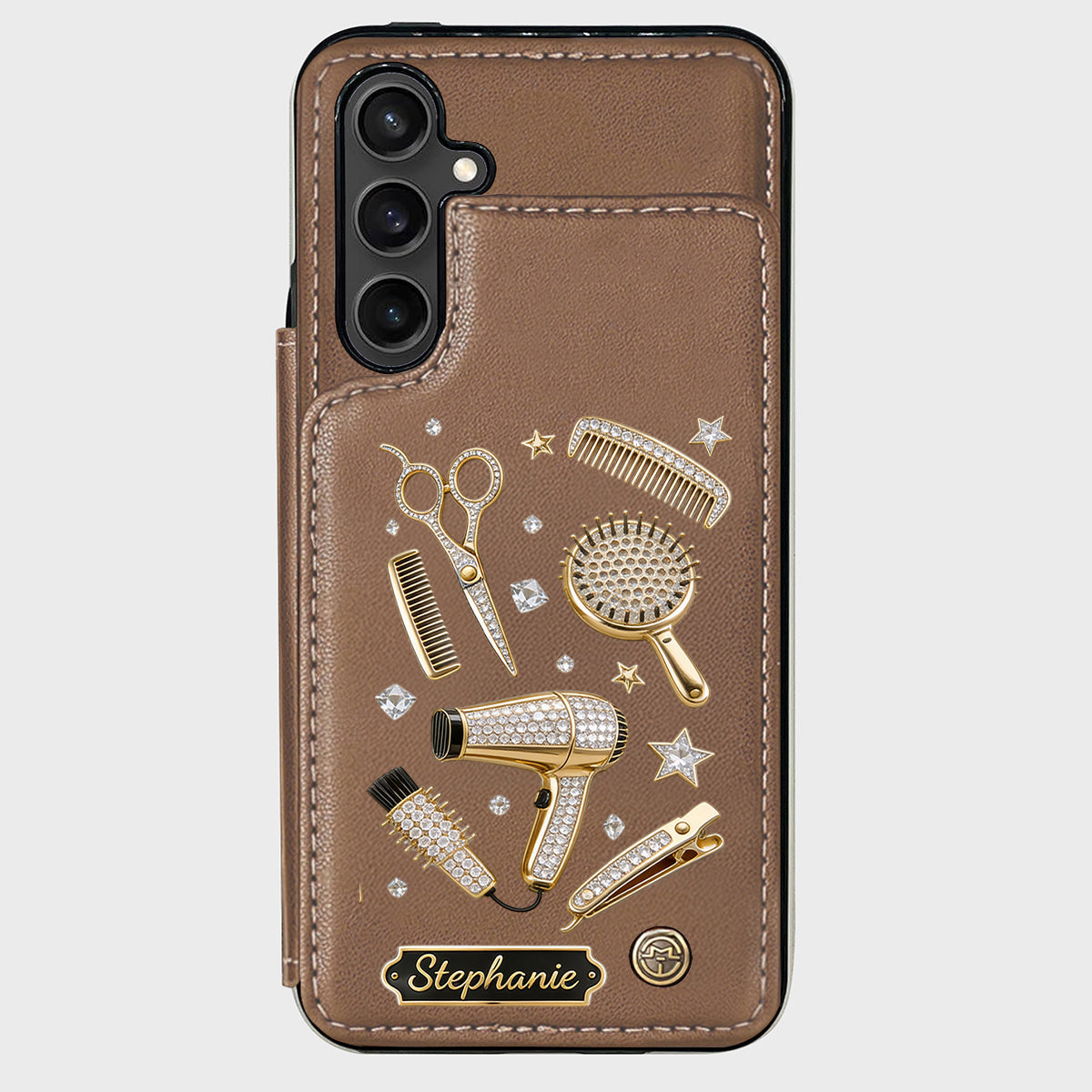 Hairdresser Scissors Salon Decor - Personalized Hairdresser Wallet Phone Case