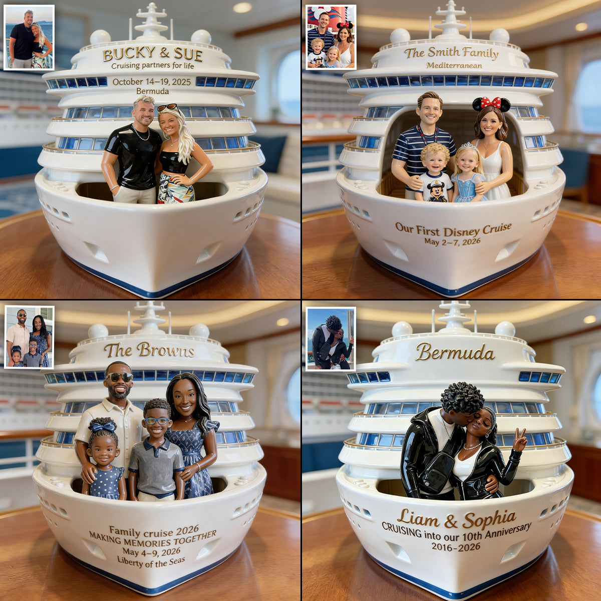 Cruise Memory - Personalized Cruising Custom Shaped Acrylic Plaque