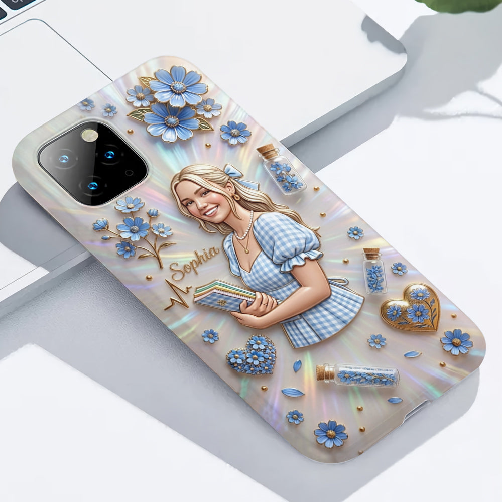 Floral Aesthetic - Personalized Flower Lover Full Print Phone Case