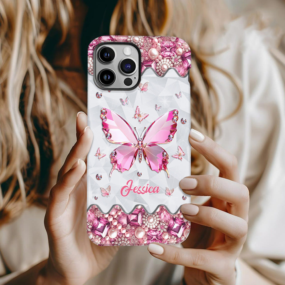 Love Butterfies - Personalized Butterfly Full Print Phone Case