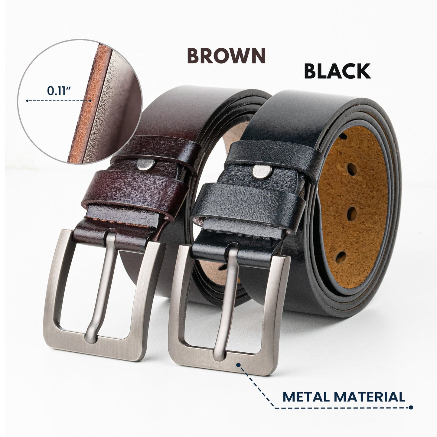 Personalized Leather Belt with Funny Adult Love Quote, Sleek Buckle Daily Wear Accessory, Unique Gift for Couple
