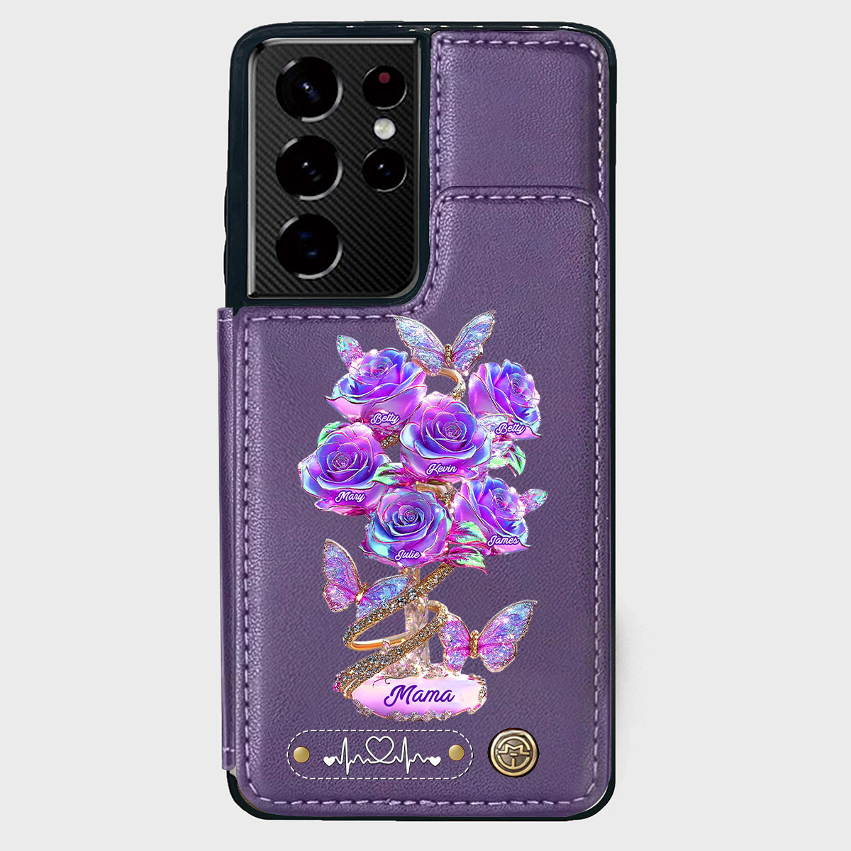 Best Mom Ever - Personalized Mother Wallet Phone Case