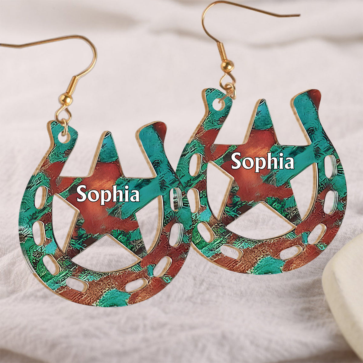 Horse Girl - Personalized Horse Wooden Earrings