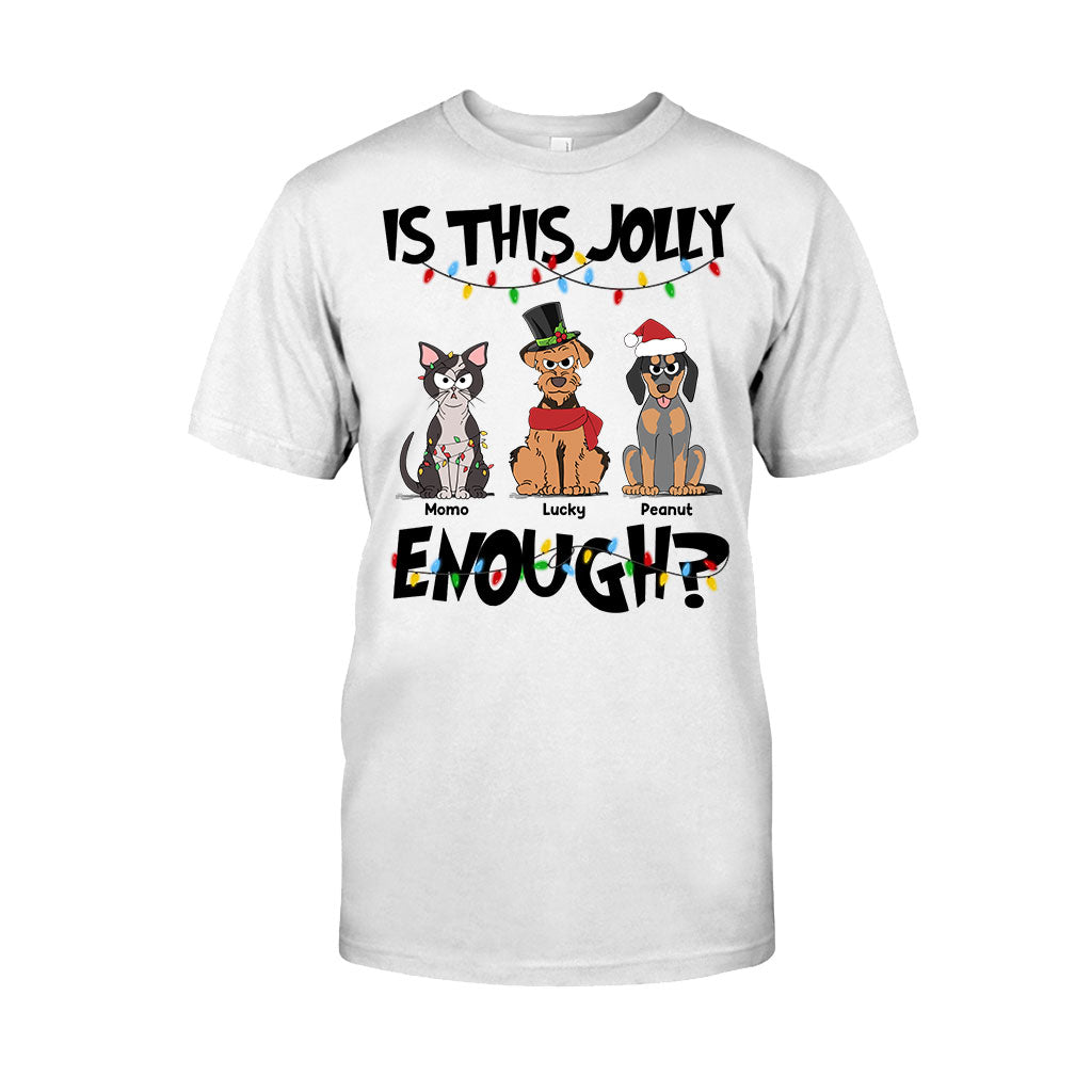 Is This Jolly Enough - Personalized Dog T-shirt And Hoodie