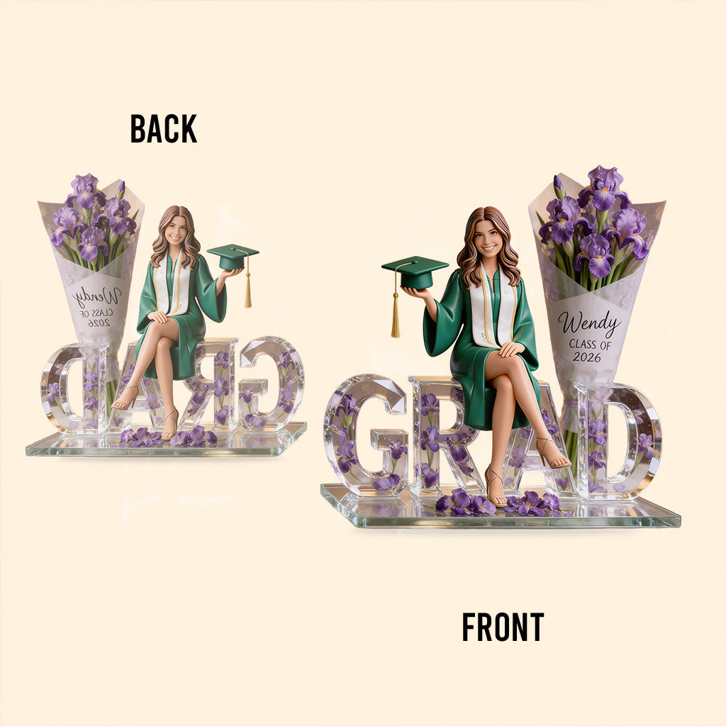 Custom Any Photo - Personalized Graduation Custom Shaped Acrylic Plaque