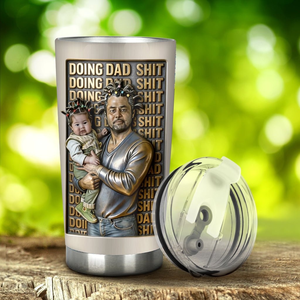 Funny Dad Gifts - Personalized Father Tumbler With Gift Box