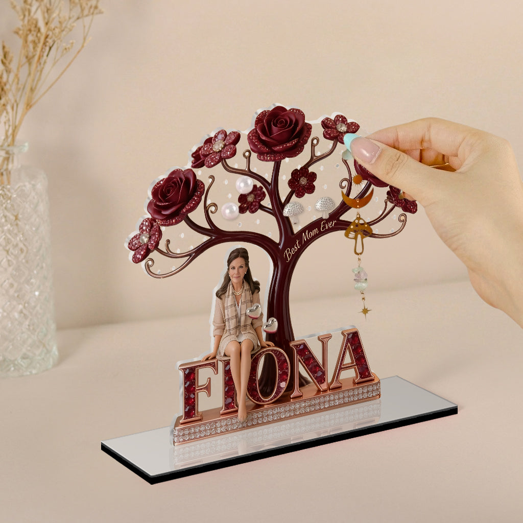 Best Mom, Grandma Ever - Personalized Mother Jewelry Holder