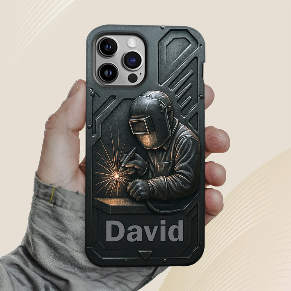 Cool Welder Men - Personalized Welder Full Print Phone Case