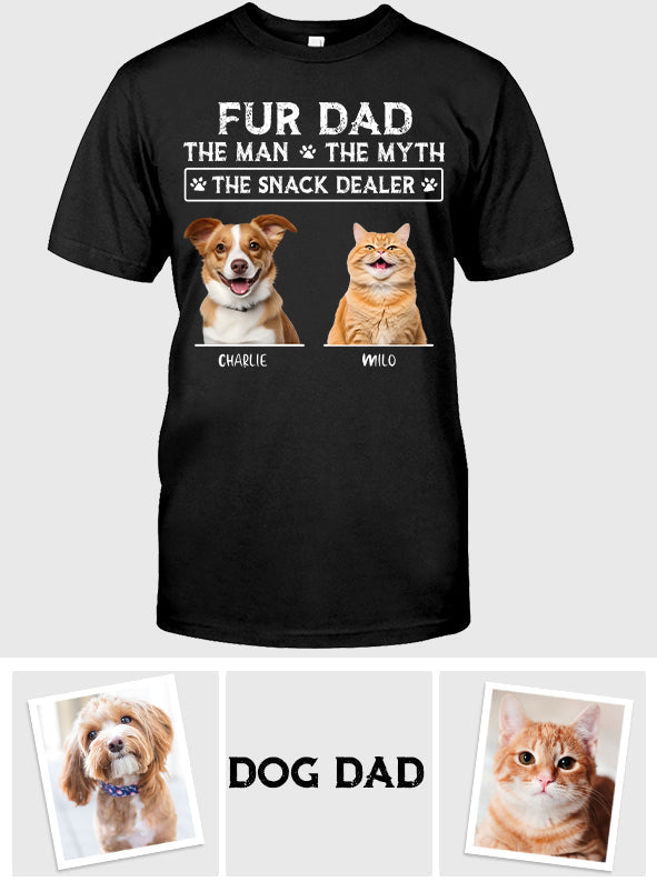 Fur Dad - Personalized Dog T-shirt And Hoodie