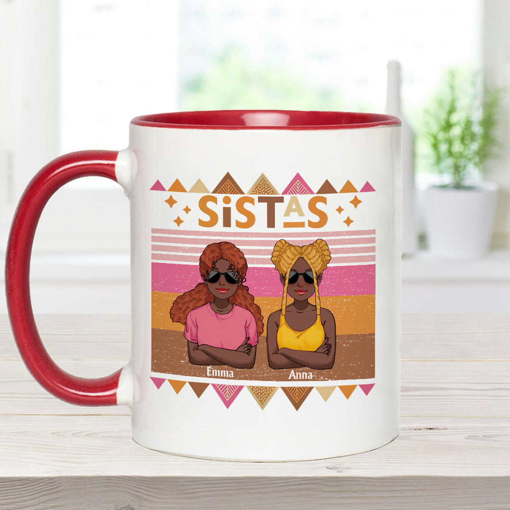 Black Girl Magic - Personalized African American Accent Mug