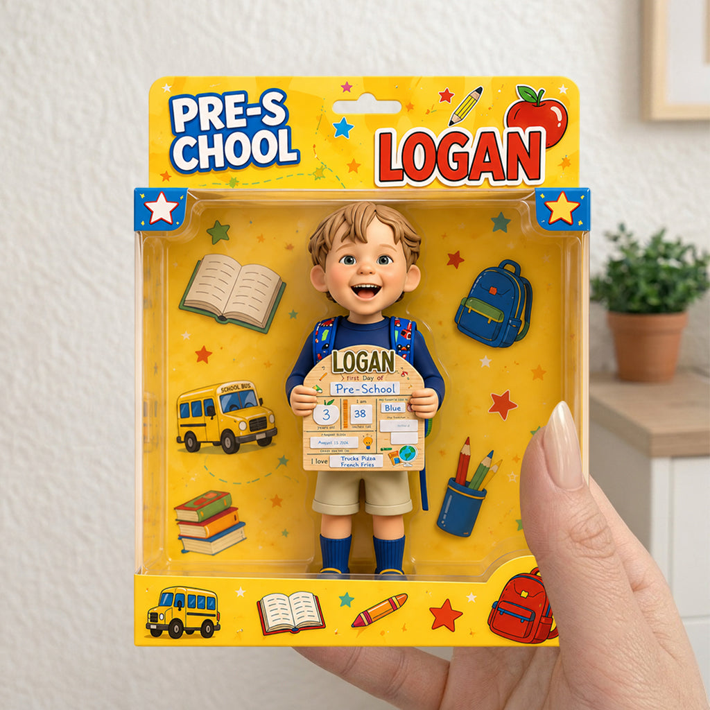 Any Photo Back To School Gift - Personalized Kid Acrylic Display Box