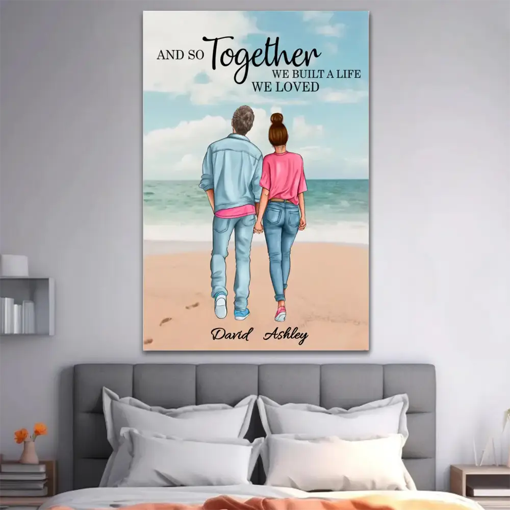 Together We Conquer - 'You & Me, We Got This' Personalized Poster or Canvas for Couples