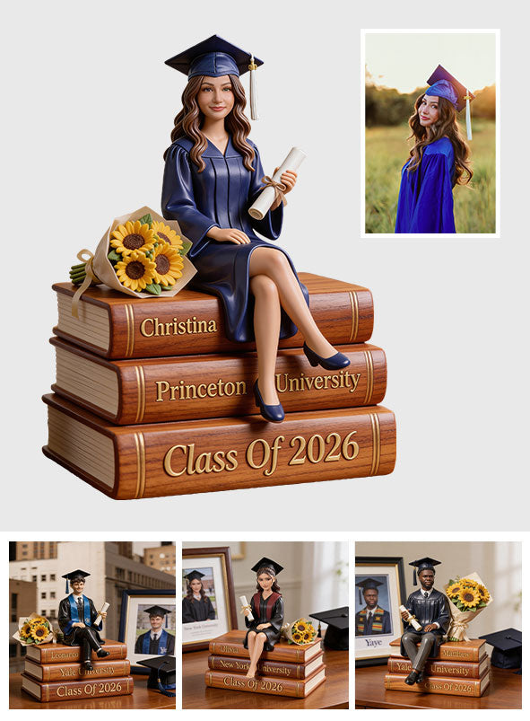 Look Who's Graduated - Personalized Graduation Custom Shaped Wood Plaque