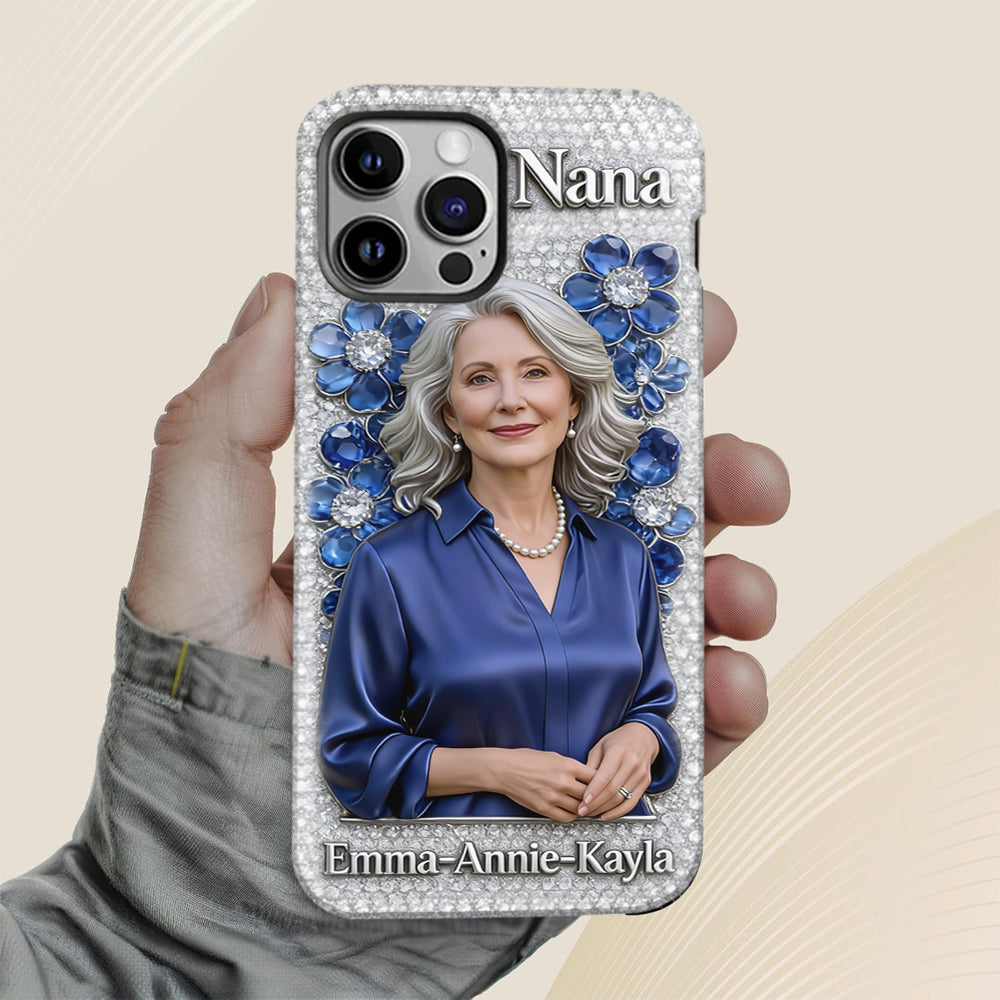 Forever Loved Grandma Diamond - Perfect Mother's Day Gift - Personalized Grandma Full Print Phone Case