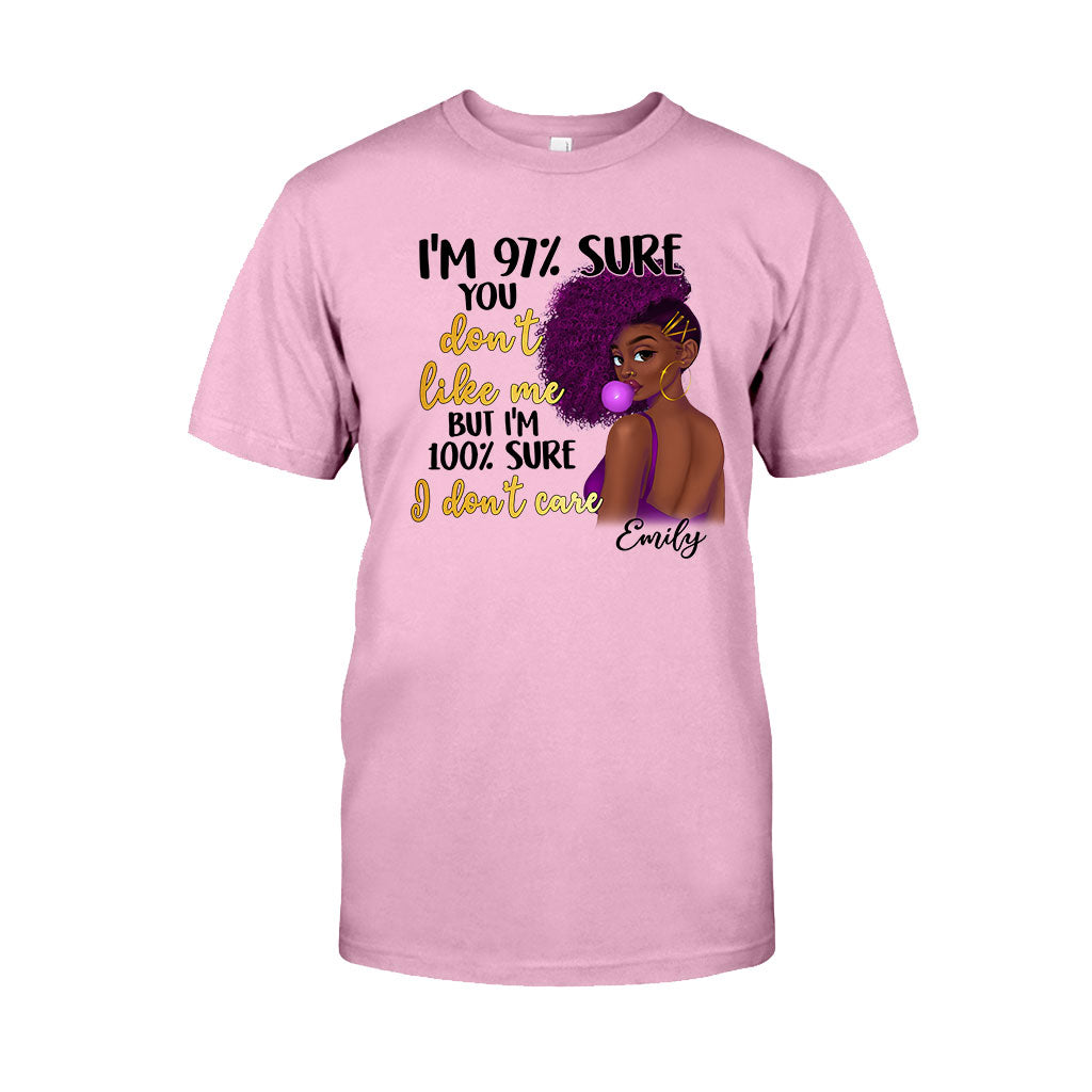 I Don't Care - Personalized African American T-shirt And Hoodie