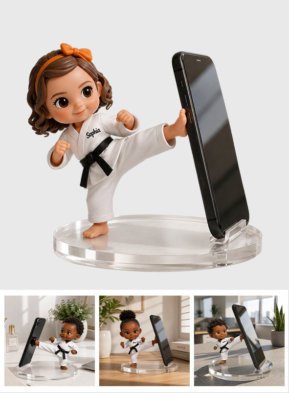 Funny Gift For Parents - Personalized Kid Phone/ Tablet Holder Stand