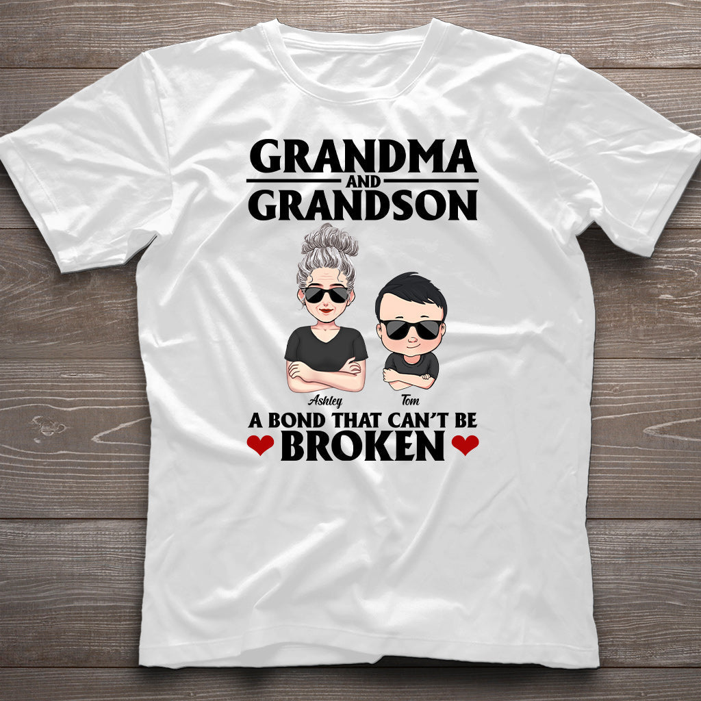 A Bond That Can't Be Broken - Personalized Mother's Day Grandma T-shirt and Hoodie